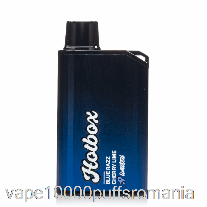 Vape Romania Puff Brands Hotbox 7500 De Unica Folosinta Albastru Razz Cherry Lime